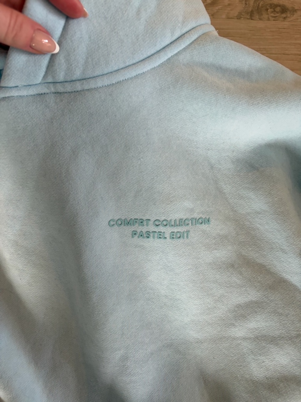 Comfrt Light Blue Hoodie & Sweatpants Set - Picture 4 of 6